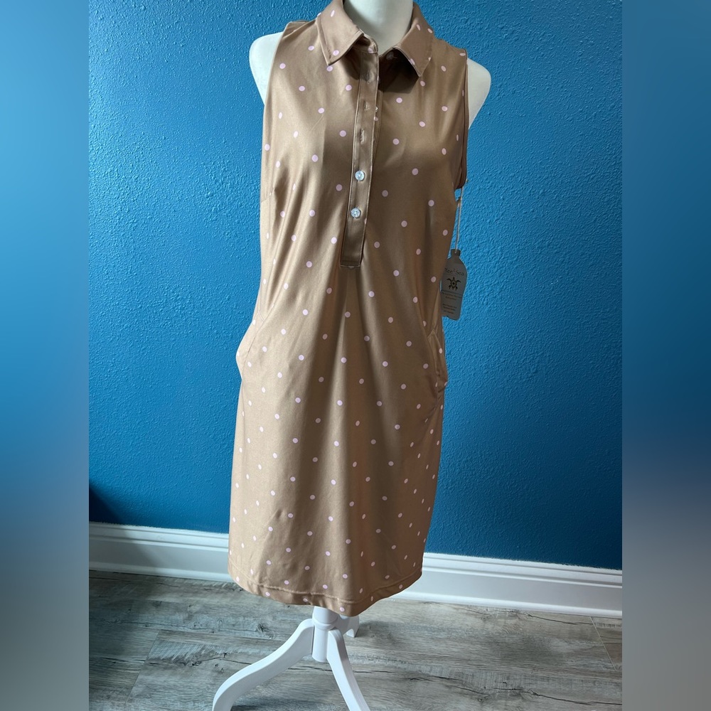 Tee 2 Sea Golf NWT Polka Dot Dress with Shorts Size Medium